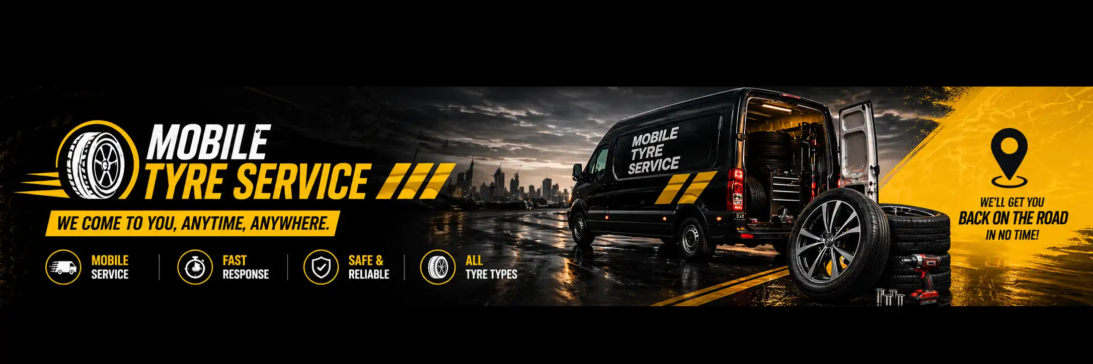 Wheel Kick Mobile Tyre